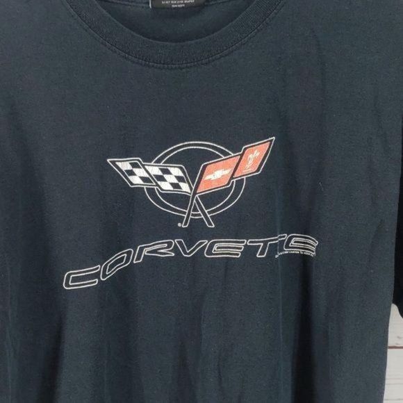 Steve Barry’s Men's Black Chevy Corvette Short Sleeve‎ Shirt Size Large - Picture 9 of 9